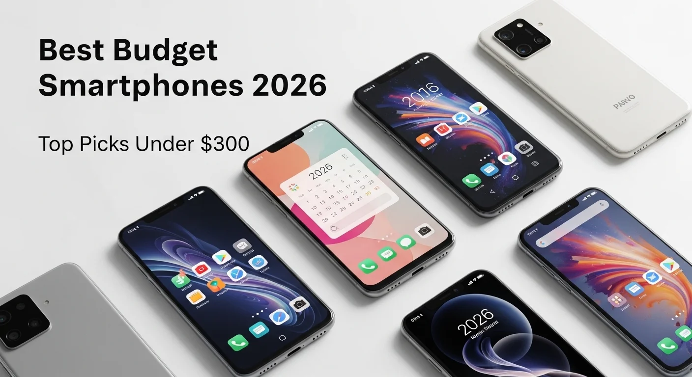 Best Budget Smartphones 2026 – Top Picks Under $300