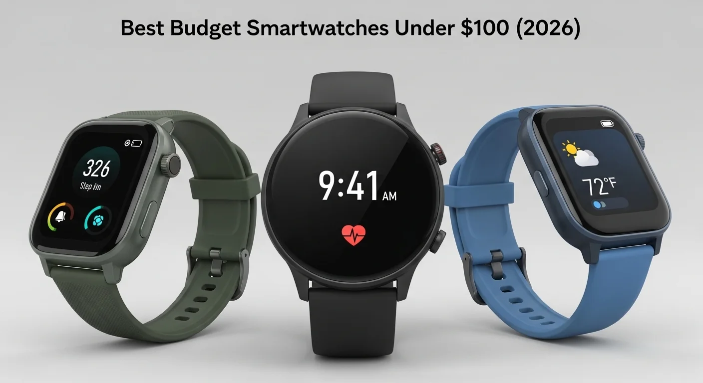 Best Budget Smartwatches Under $100 (2026): Real Picks That Actually Deliver