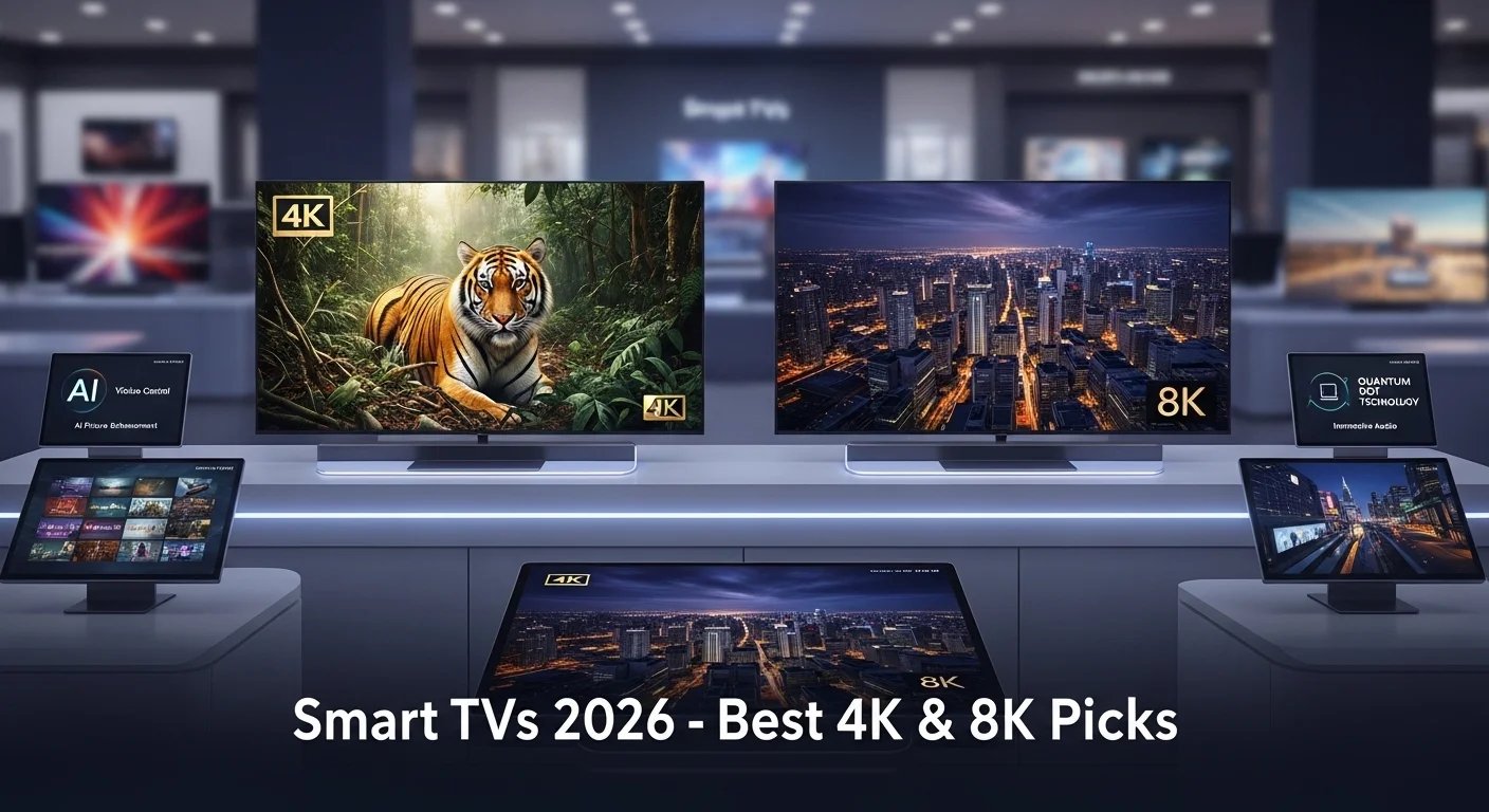 Smart TVs 2026 – Best 4K & 8K Picks