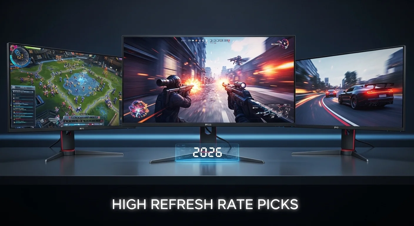 Best Gaming Monitors 2026 – High Refresh Rate Picks