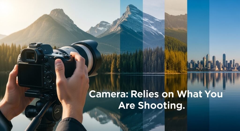 Camera: Relies on What You are Shooting.